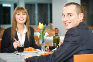 Customers dining